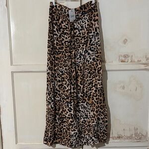 Leopard Print Women's Skirt